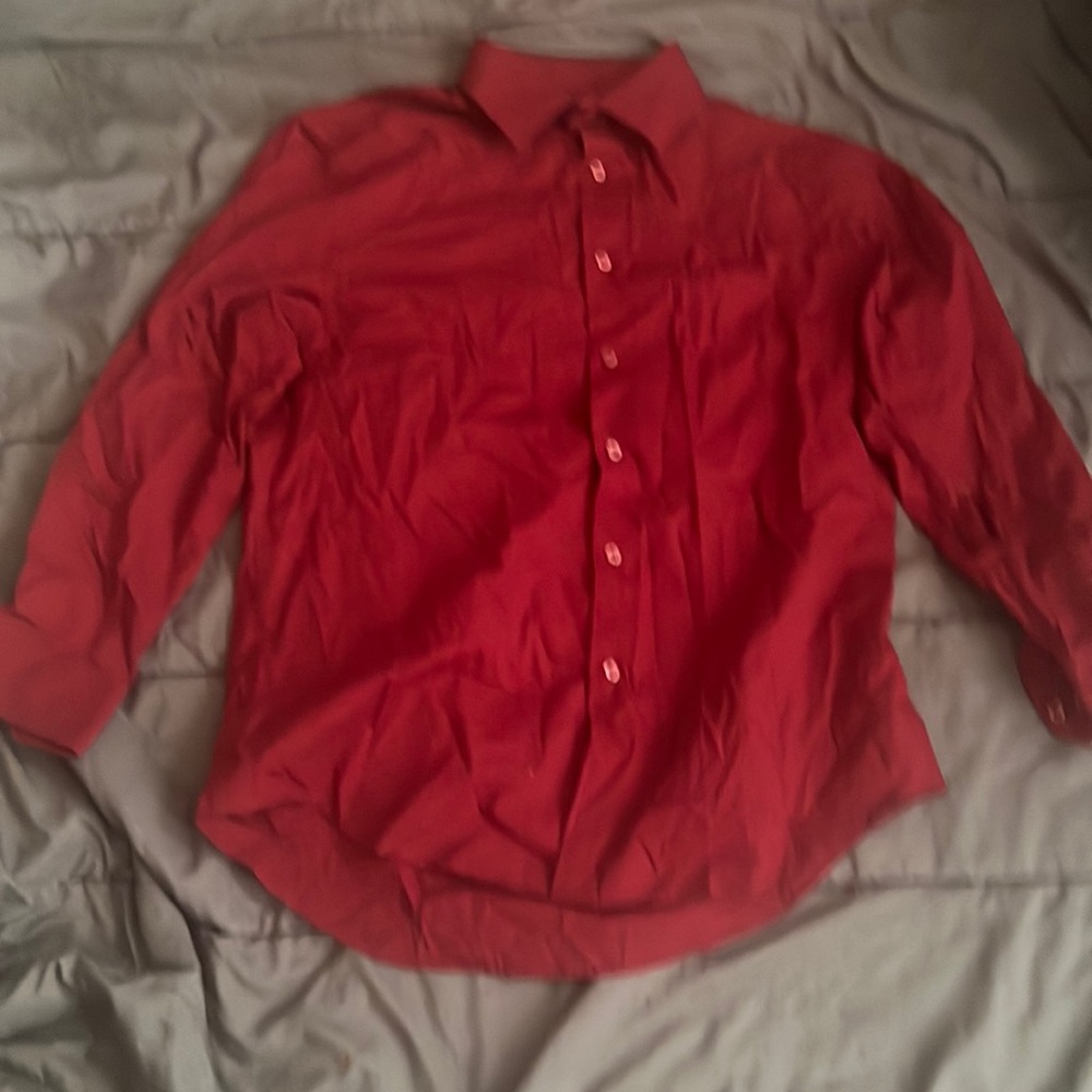 red dress shirt